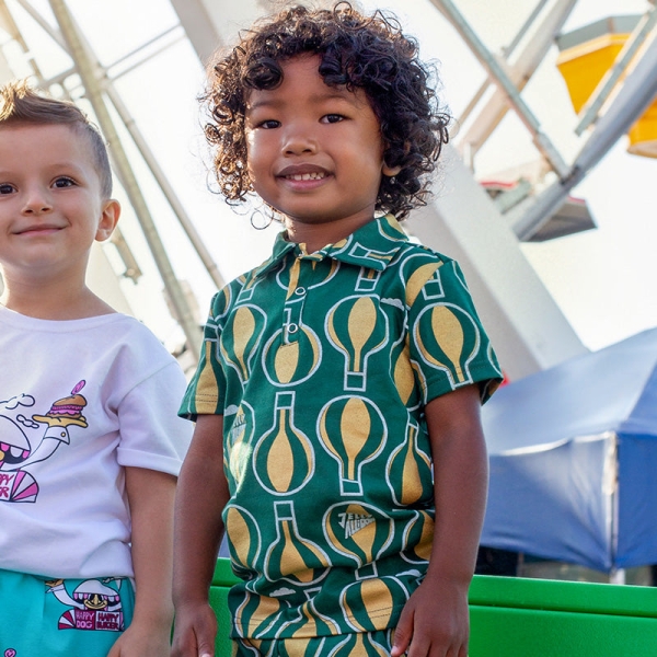 Jelly Alligator Kids Balloon Bonanza Polo Shirt (Last one! 8-9y)