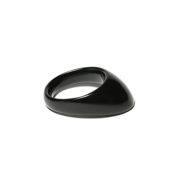 Vermil Archery Thumb Ring - Turkish Black - Protective Gear for Thumb Draw in Traditional Archery