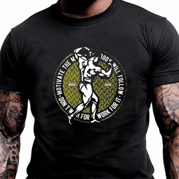 Gym bodybuilding motivation T-Shirt, Fitness Master, workout