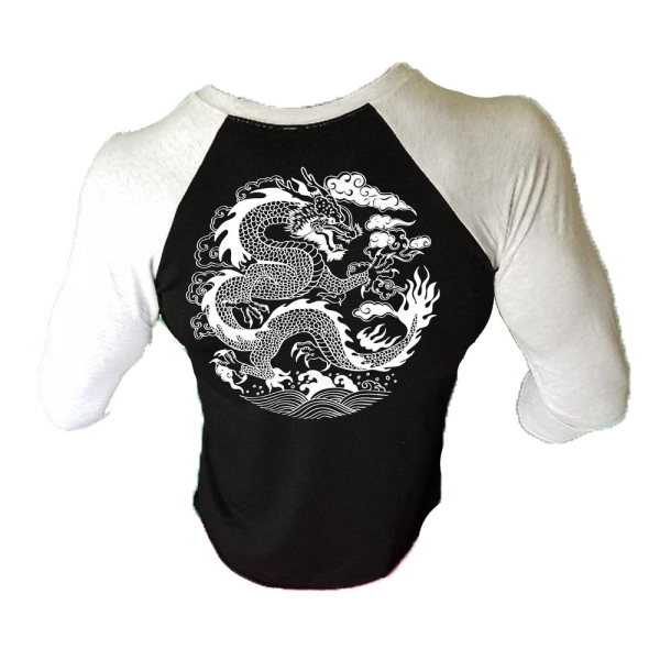 Iron Gods Dragon Series Logo Workout T-Shirt, Muscle T-Shirt, Raglan Shirt, Aesthetic Clothes, Gifts For Men, Gym Apparel, Activewear