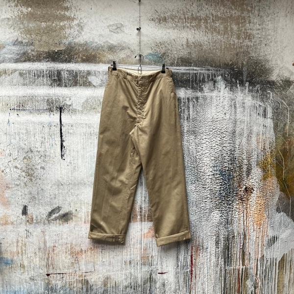 29 Waist '60s Khaki Trousers