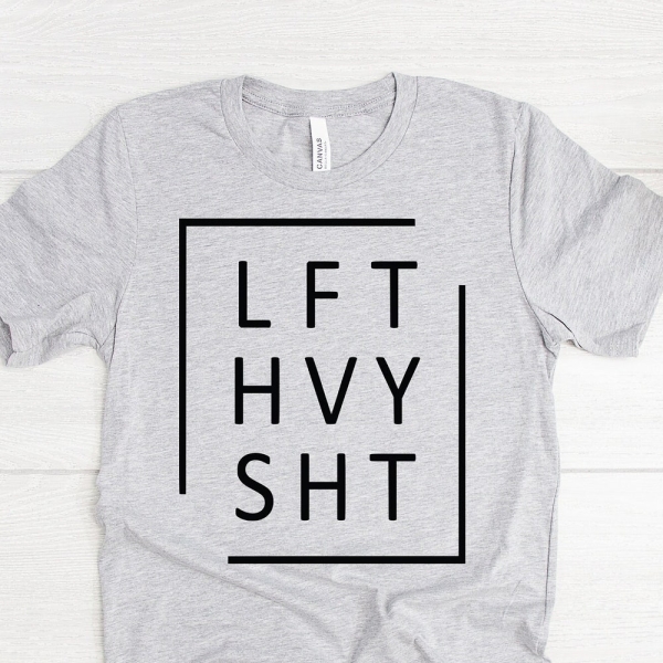 LFT HVY SHT Shirt, Lifting Workout Shirt, Gym Workout Motivation Shirt, Lift Heavy Shit, Funny Gym Shirt, Mens Gym Shirt, Men Gym Gift