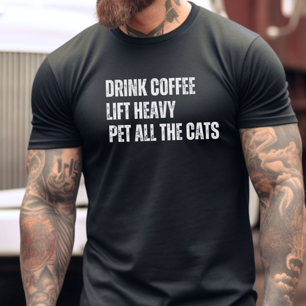 Lift Heavy Pet Cats, Muscle Shirt, Muscle Men, Muscle Girl, Gym Shirt, Fitness Shirt, Cat Lover Shirt, Bodybuilding Gift, Funny Cat Shirt
