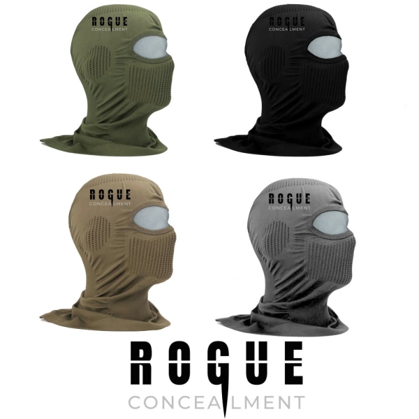 The Rogue Balaclava - High Quality Anti-Fog, Breathable, Thin, Cooling, Odour Resistant for Airsoft, Ghillie, Paintball, Bikes, Motor Sports