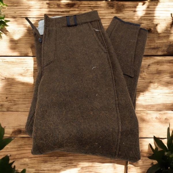 Handmade Wool Felt English Trousers, Perfect for Cold Days, Unisex Warmth and Style, Soft Wool Felt Trousers, Handmade Wool Felt Pants