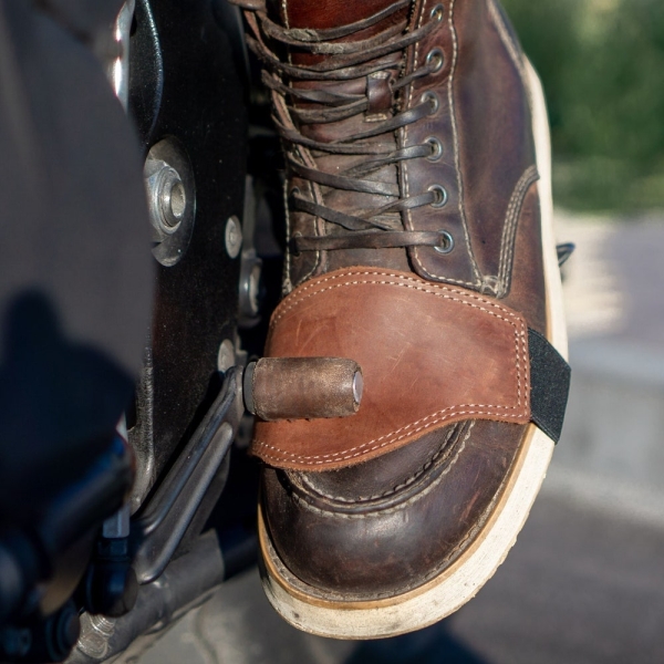 Motorcycle Shifter Boot Protector | Premium Leather Gear Shift Cover | Left Shoe Protector | Biker Gift | Motorcycle Accessories