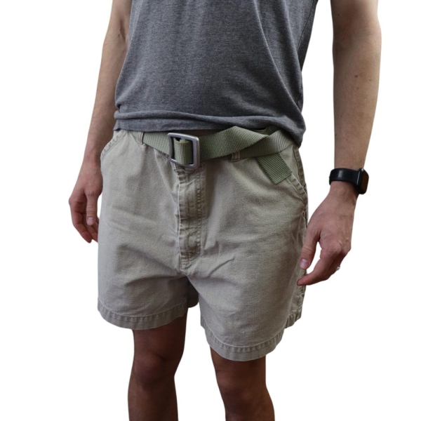 Patagonia Heavyweight Canvas Denim Stand Up Hiking Shorts Mens 32 34 Above The Knee Beige Khaki Work Workwear Outdoor Chouinard Vtg 90s Y2K