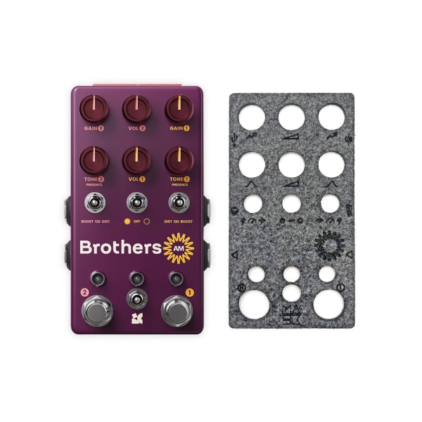 Chase Bliss Brothers AM Dust Cover – Custom Protective Overlay for Effects Pedals