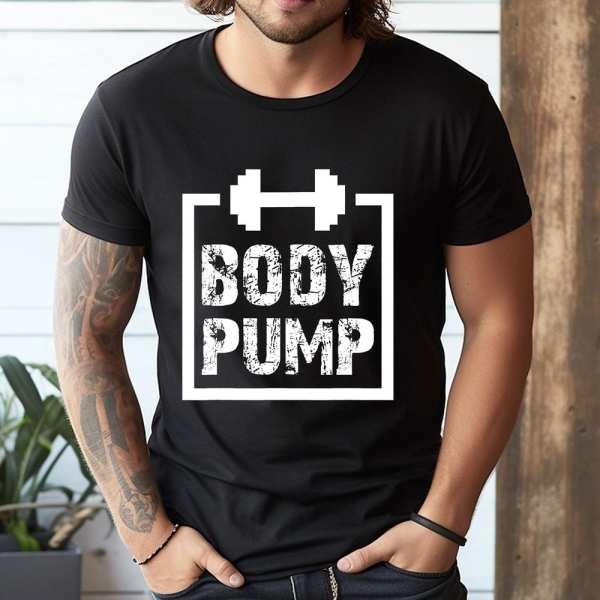 Body Pump Fitness Motivation T Shirt -Bodybuilding Gym T-Shirt - 114606