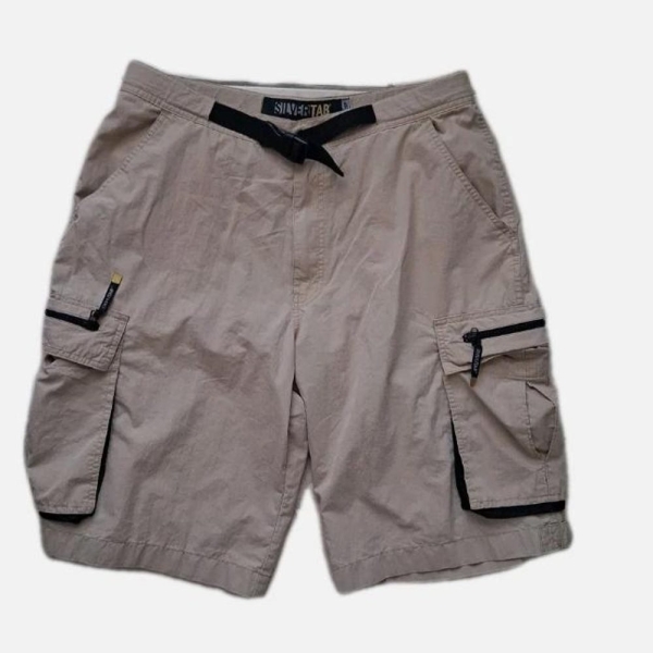 Vintage Levi's SilverTab Cargo Shorts Mens 34 Khaki Hiking Outdoors Mesh Pockets