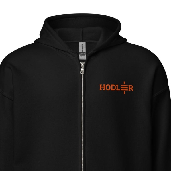 Satoshi Heavyweight Comfort Colors® Hoodie,  Bitcoin Embroidery Merch, Crypto Crewneck Unisex Zip Hoodie, Hodler Bitcoiners Art Sweater