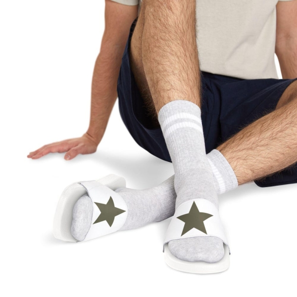 Stylish Men's Removable-Strap Sandals, Summer Footwear, Vacation Slides, Pool Sandals, Fun Casual Footwear