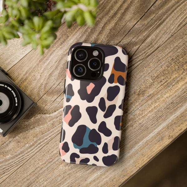 Leopard Tough Cases, Animal Print Phone Cover, Stylish Smartphone Protector, Trendy Accessories, Protective Device Shell