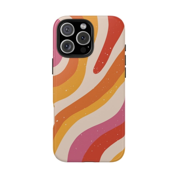 Vibrant Abstract Phone Case, Tough Protective Cover, Trendy Smartphone Shell, Colorful Gift for Friends, Stylish Tech Accessory