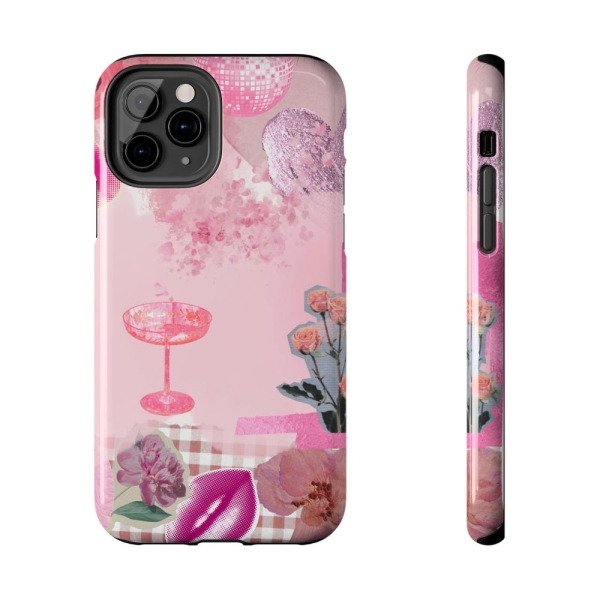Tough Phone Cases, Pink Collage, Cute, Girly - Protective, iPhone Accessories, Trendy, Unique, Fun Gift, Stylish Samsung Cover