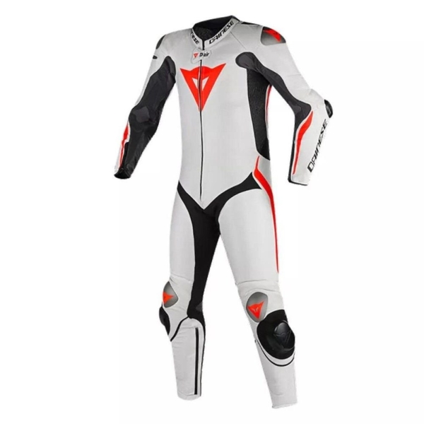 Mugello R D-Air One-Piece Leather Handmade Race Suit | Elite Motorcycle Track Apparel | CE Approved Men's Protective Riding Gear