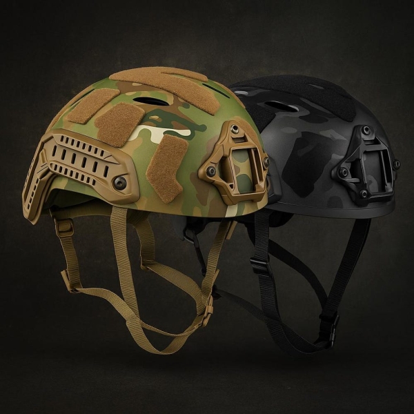 Tactical Airsoft Helmet - Ops-Core Fast SF High Cut Paintball Helmet - Lightweight Protective Bump Helmet Outdoor Combat Camo Gear Gift