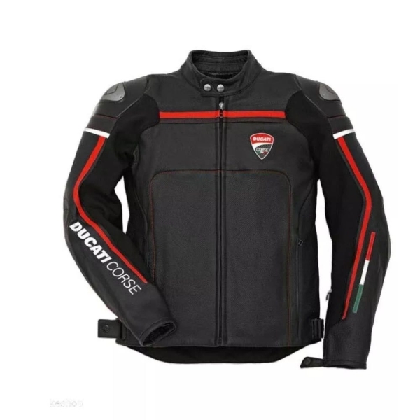 Handmade Motorcycle Biker Leather Jacket | Mens Racing Motorbike Jacket CE Approved Protective Gear | Stylish, Durable Street, Track Riding