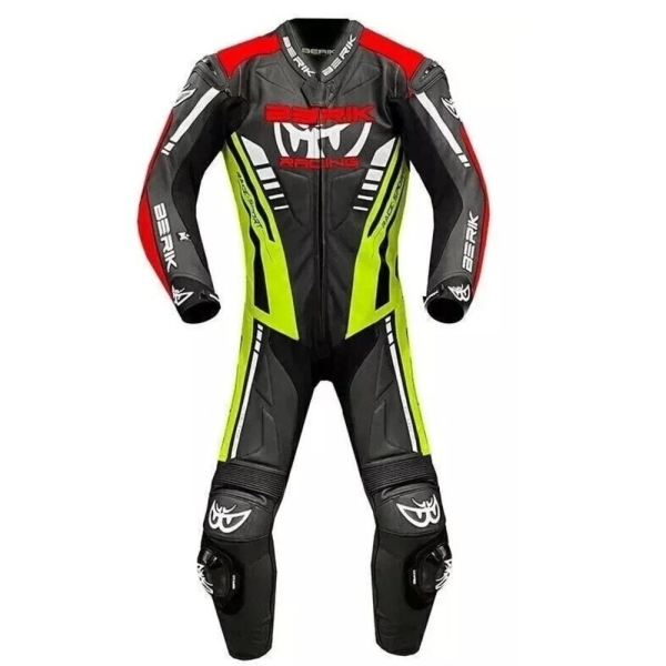 Handmade Motorbike Motorcycle Racing Suit | 1  2 Piece Leather Gear Protective Track  Street Rider Suit with CE Armor | Durable Stylish Fit